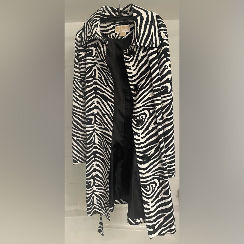 Michael Kors - black and white coat